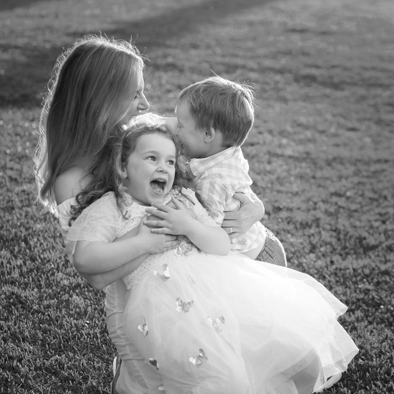 Carmen and kids alternativf Carmen Mair and her kids